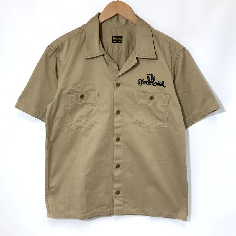 TENDERLOIN テンダーロイン T-BOWLS L/S 刺繍 ボウリング シャツ オフ