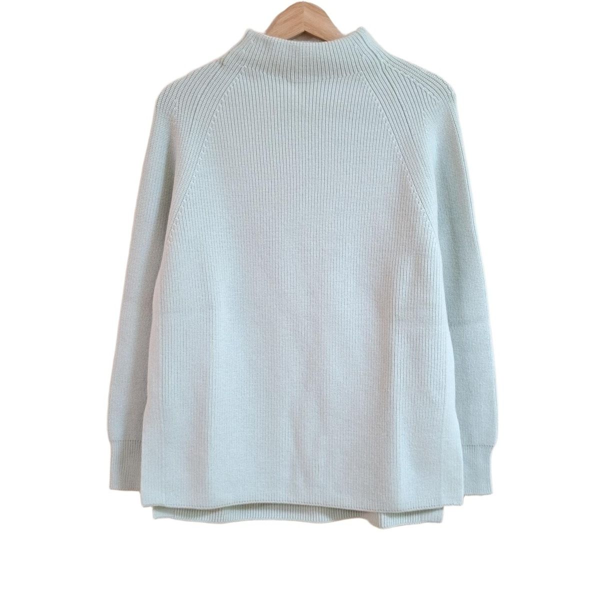 theory luxe セオリーリュクス 長袖セーター サイズ38 M レディース - ライトグリーン ハイネック