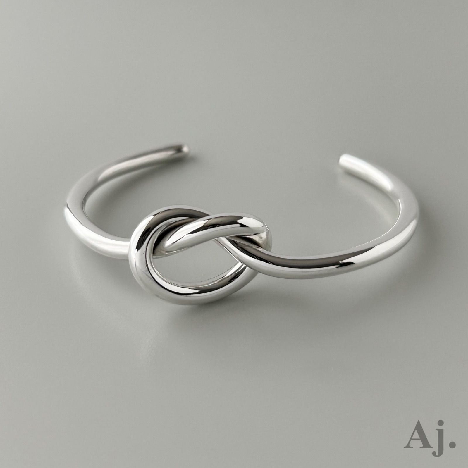  ジョージジェンセン ラブノットシルバー925 バングル Vintage George Jensen Love Knot Bangle