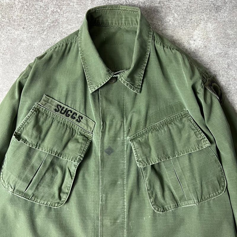 US ARMY 60s 68年製 4thタイプ ジャングルファティーグジャケット 全国通販】VINTAGE 60s US ARMY