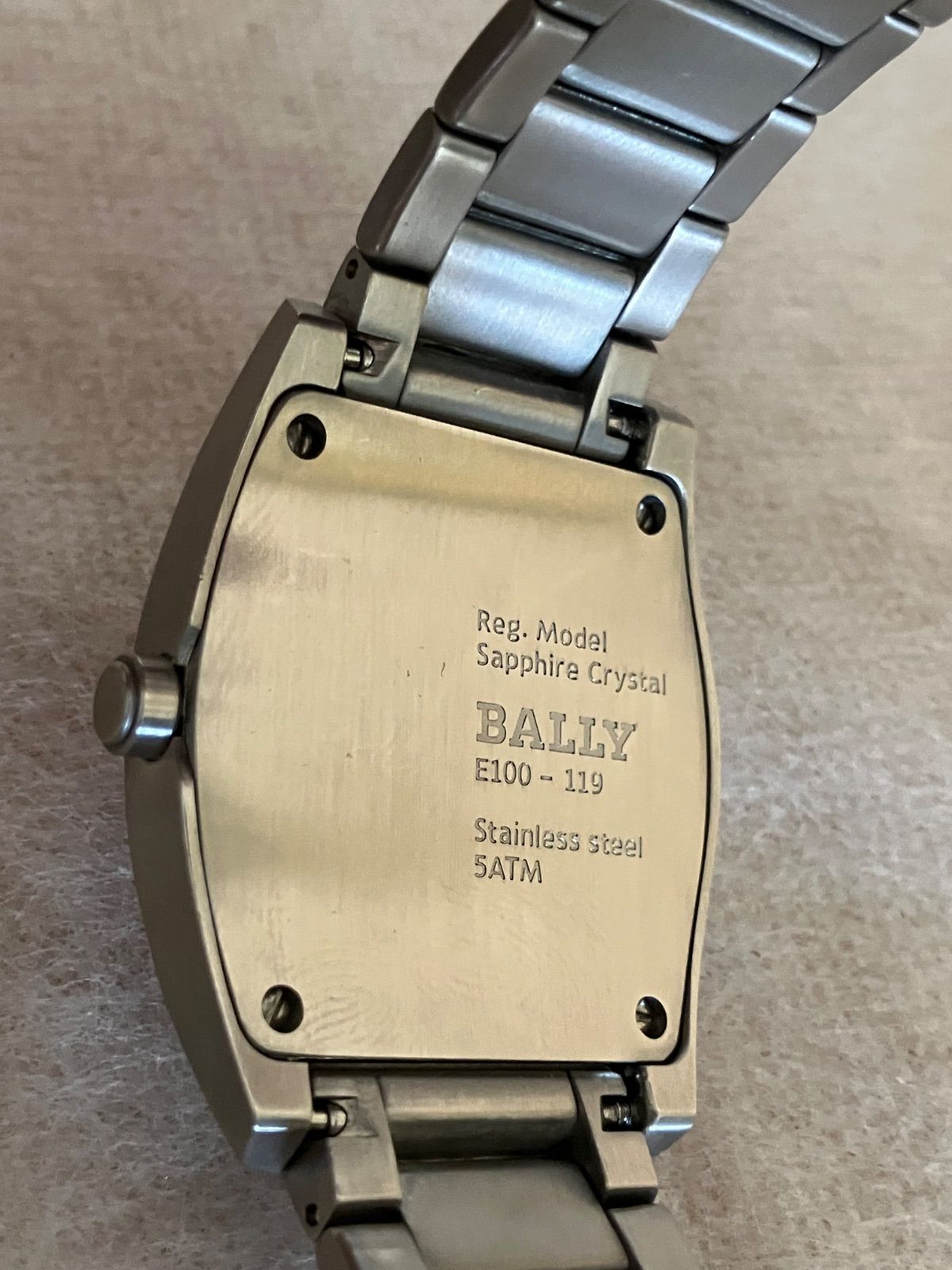 値下げ 稼働☆美品☆BALLY バリー E100-119 デイト メンズQZ
