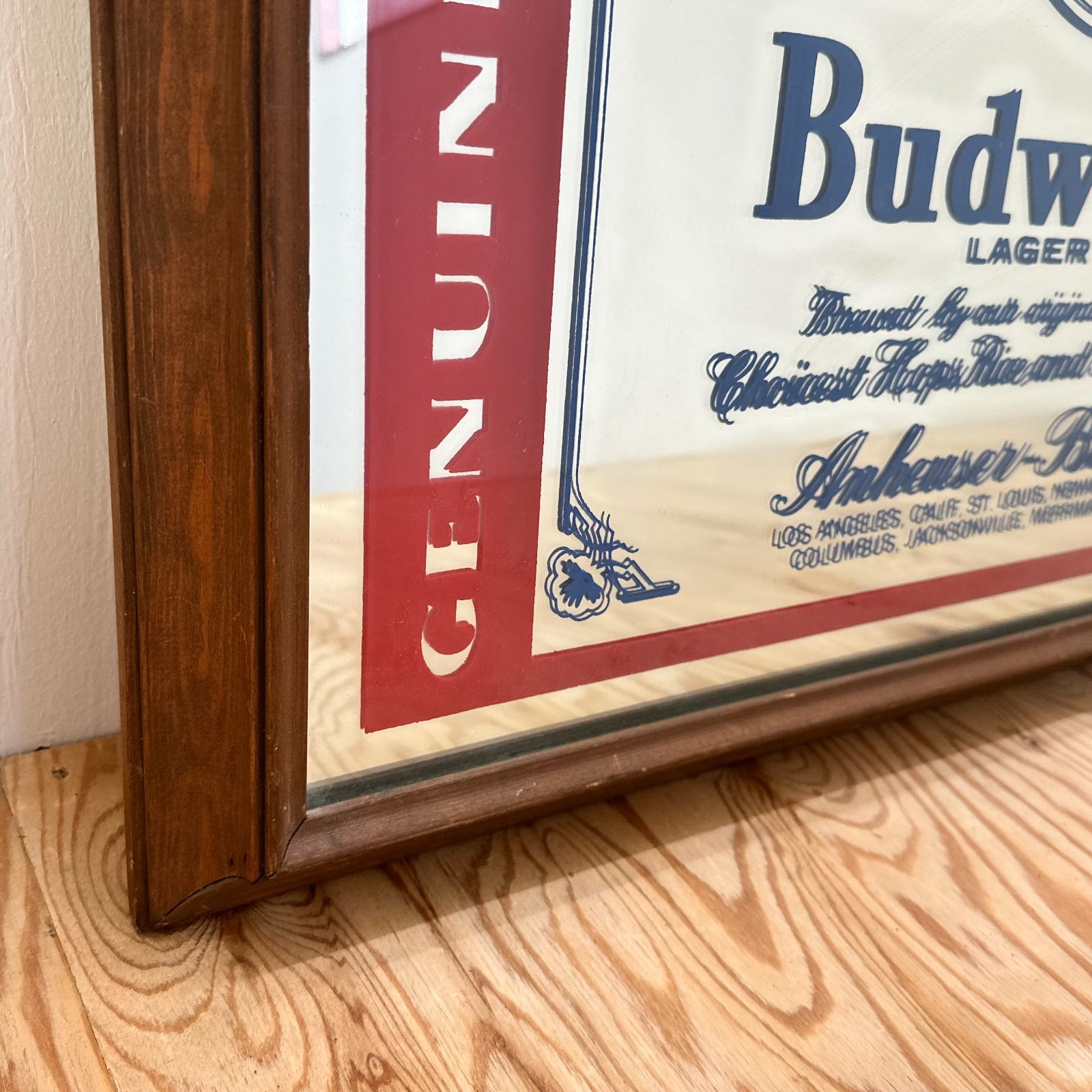 Budweiserパブミラー