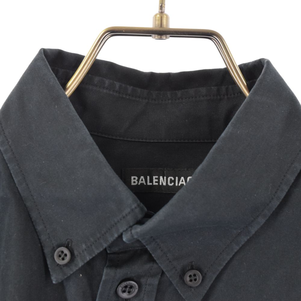 BALENCIAGA (バレンシアガ) 21SS 642266 ネックタグ コットン 長袖