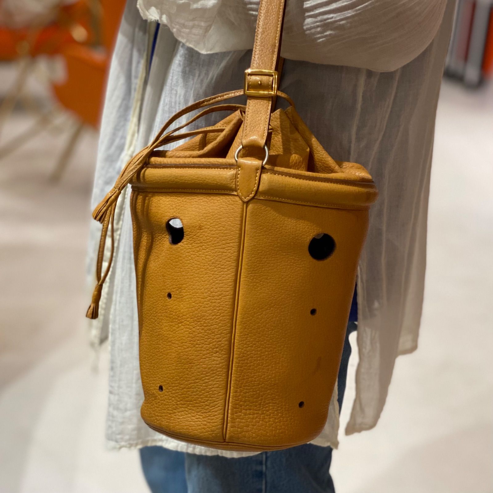 HERMES エルメス ショルダーバッグ 巾着 低 価格 通販