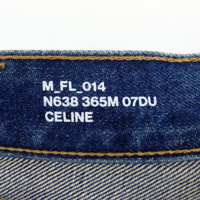 CELINE by Hedi Slimane セリーヌ by エディスリマン 国内正規 22SS FLARE SURF JEANS  ダークユニオンウォッシュ フレアサーフデニム サーフフレア ジーンズ M FL 014 N638 365M 07DU 26 - メルカリ