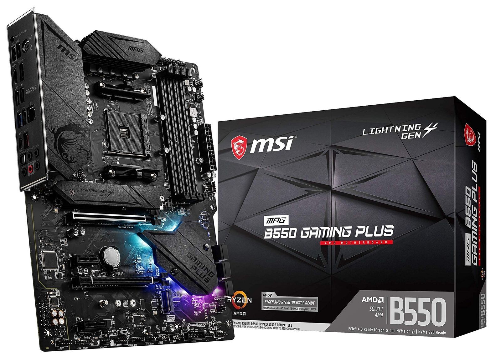 MSI MPG B550 GAMING PL AM4 AMD B550 SATA 6Gb|s ATX AMD マザーボード