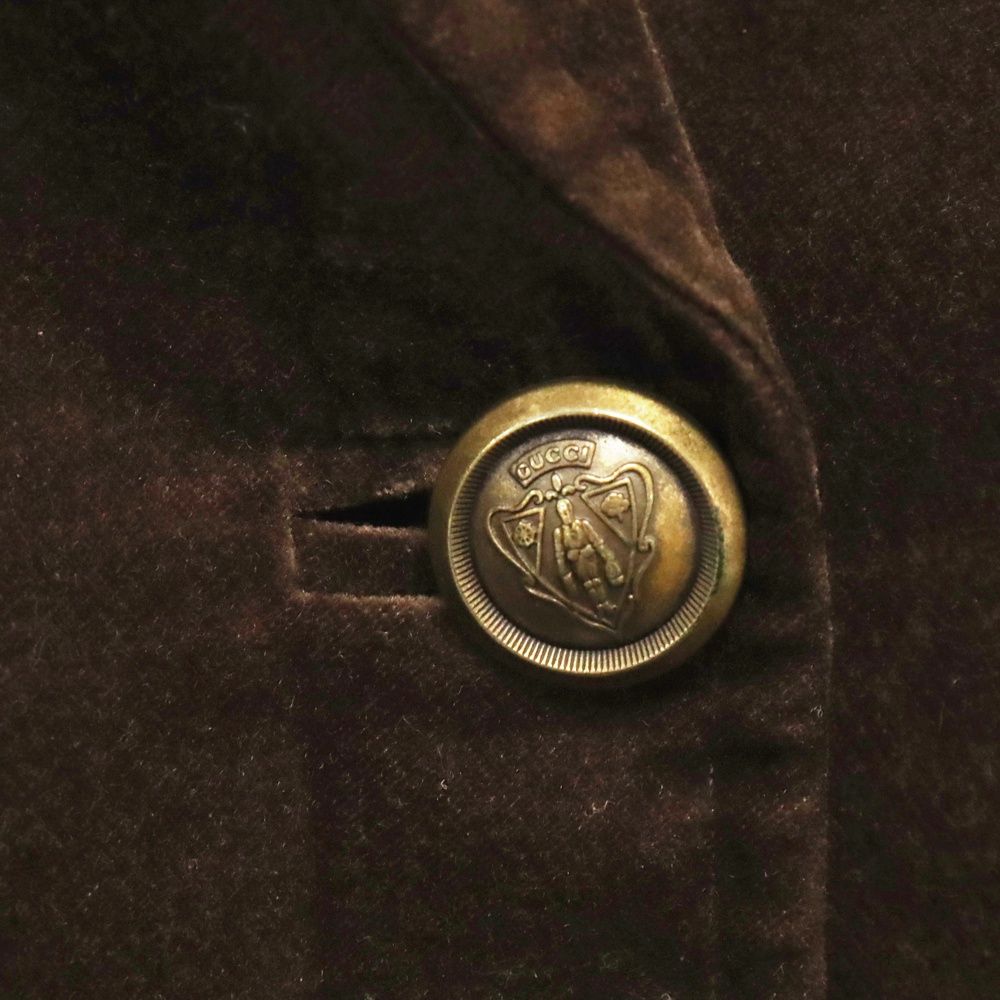 GUCCI (グッチ) VELVET BLAZER ヴェルヴェット ブレザー テーラード  