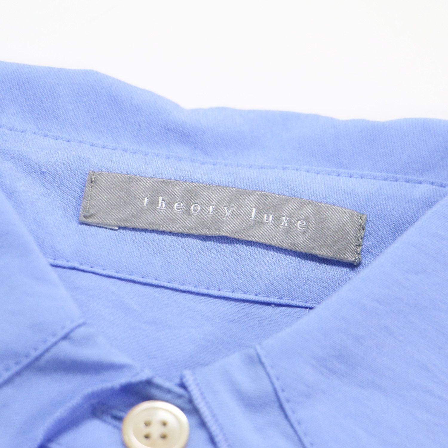 theory luxe セオリーリュクス シャツ ブルー サイズ:S32(XXS) / 25春