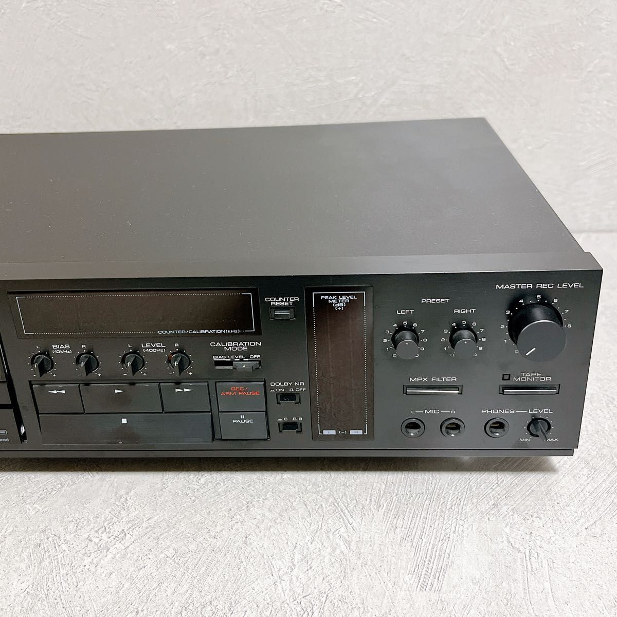 特別な KENWOOD KX-1100HK ケンウッド ステレオ カセットデッキ オーディオ機器 動作品