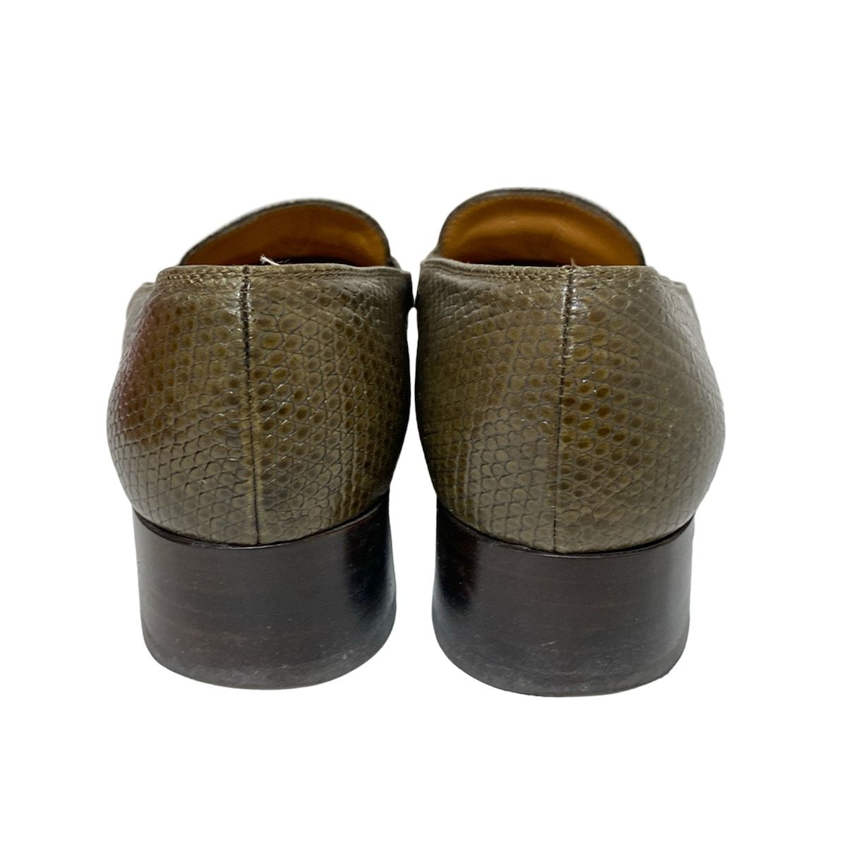 サルバトーレフェラガモ パンプス 4 D レディース - カーキ ガンチーニ