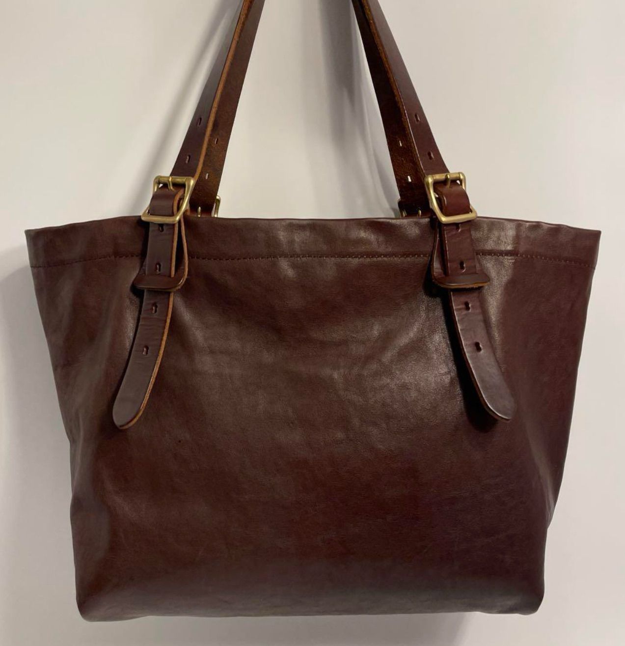 SLOW スロウ レザー トートバッグ ブラウン スロウ rubono チョコ