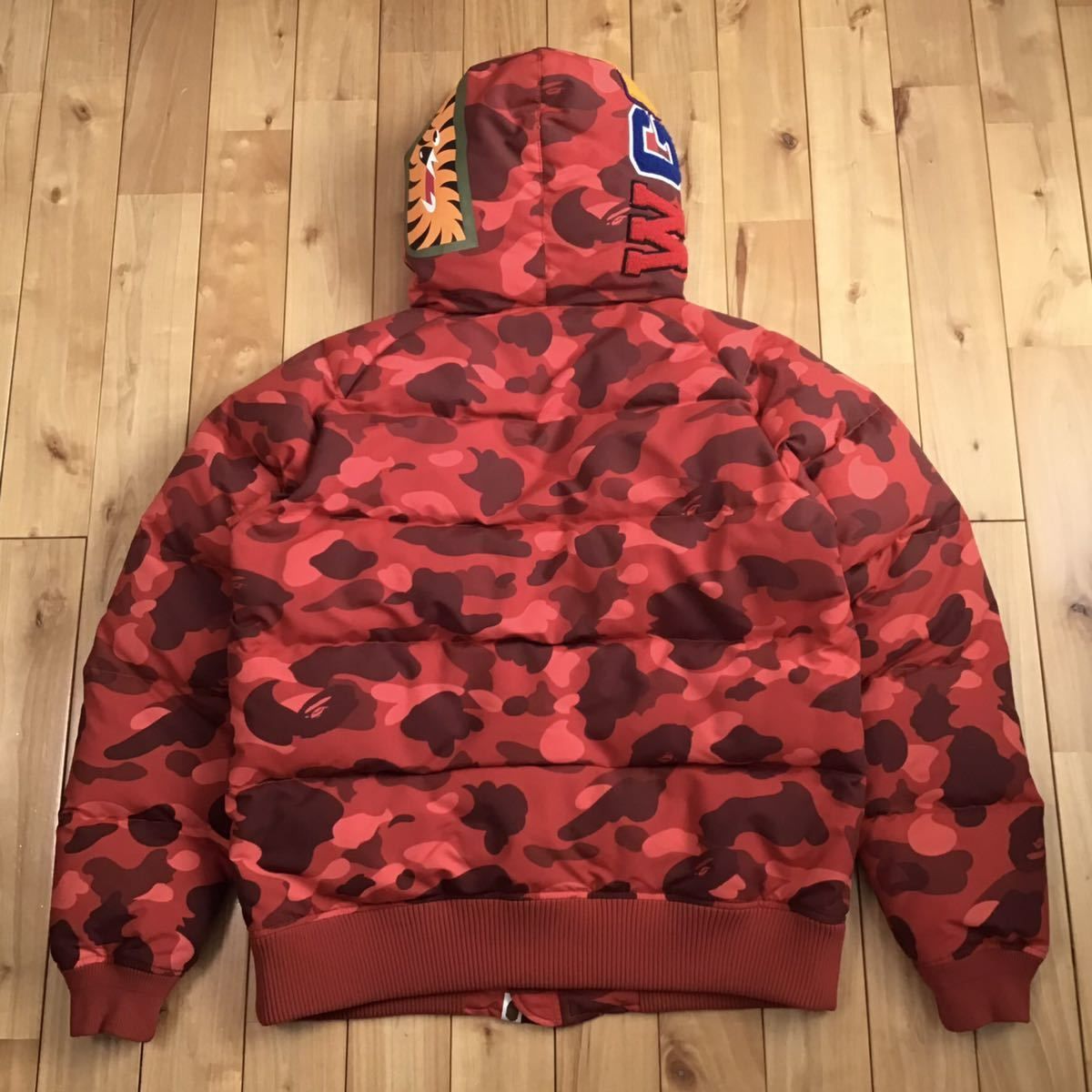★希少サイズ 2XL★ APE BAPE エイプ べイプ 大猿 猿顔 サル顔 レオパード ヒョウ柄 お昼寝 マイロ ロゴ プリント Tシャツ カットソー 白 ☆XL☆ シャーク パーカー ダウンジャケット shark full zip hoodie