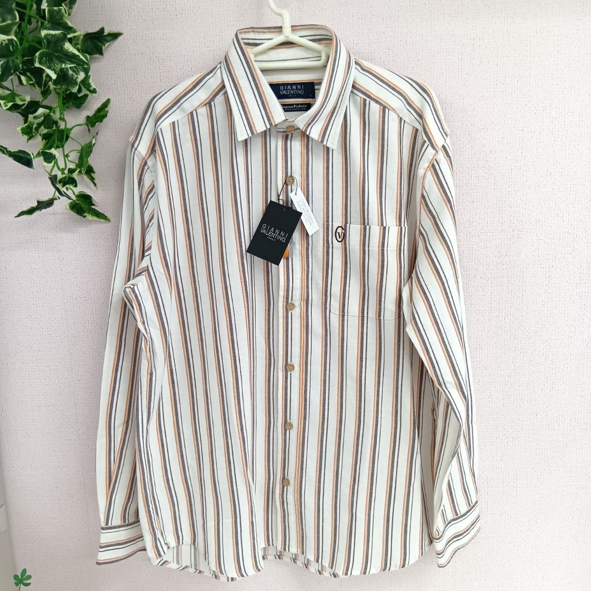 GIANNI VALENTINO]ジャンニバレンチノ ストライプ ワイシャツ