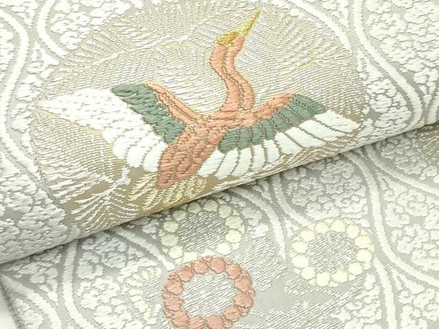 平和屋本店□極上 山口美術織物 皇室 伊勢神宮御用 西陣織 六通柄袋帯