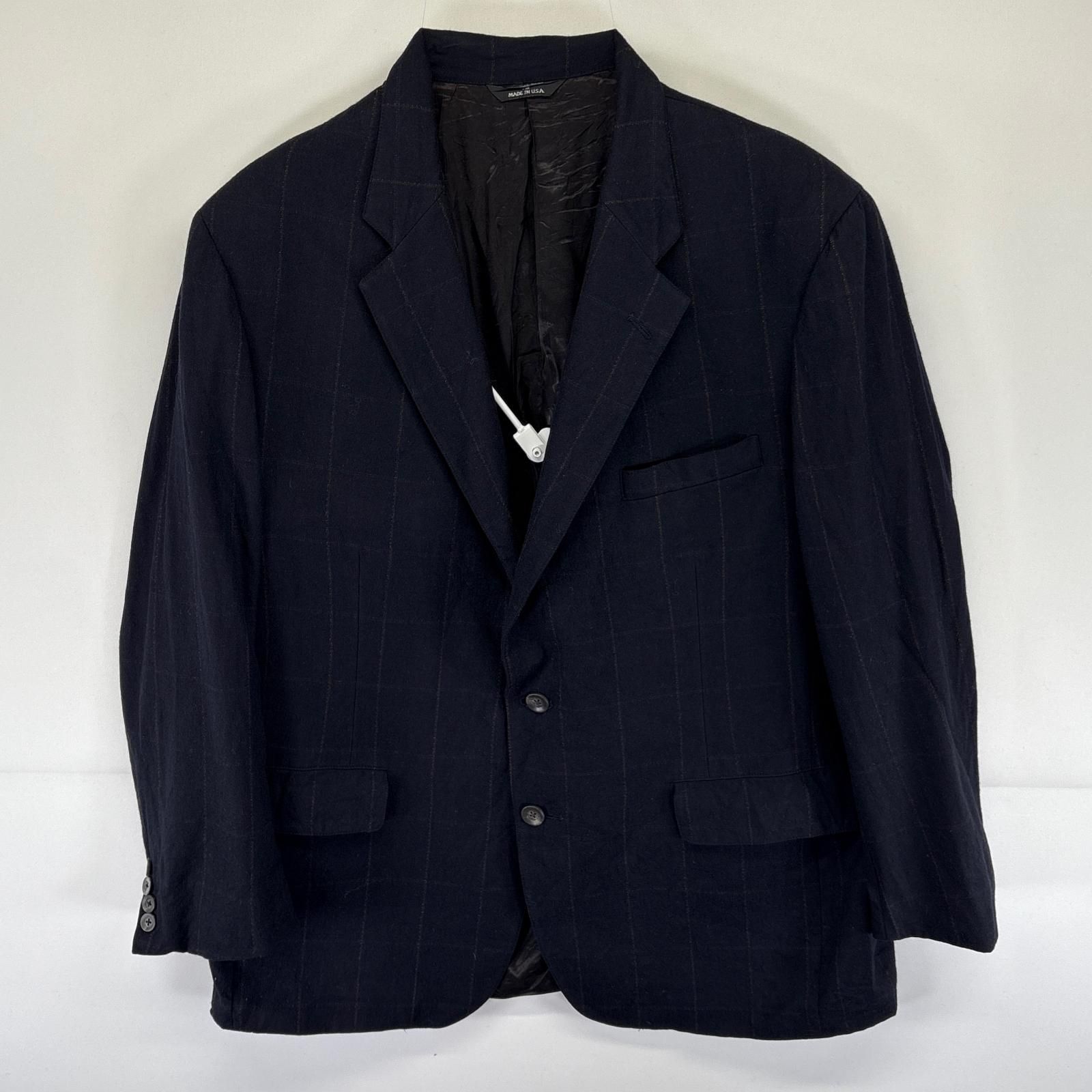 [大きいサイズ] CHAPS   RALPH LAUREN  紺ブレザー XL 80s USA製 CHAPS ラルフローレン テーラードジャケット 紺ブレ