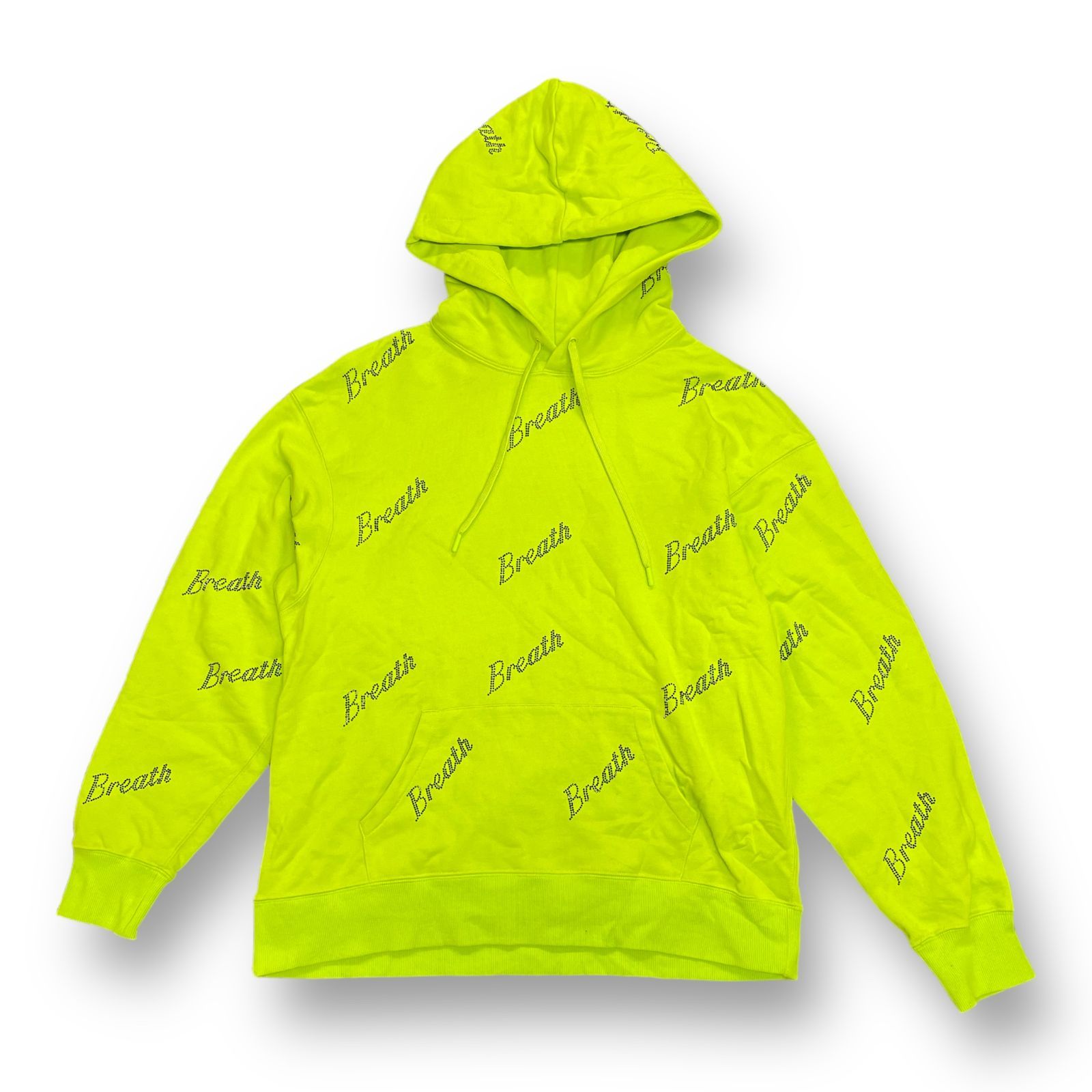 定価27500円 BREATH 22AW RHINESTONE HOODIE ラインフトーン 定価27500円 BREATH 22AW RHINESTONE HOODIE ラインフトーン