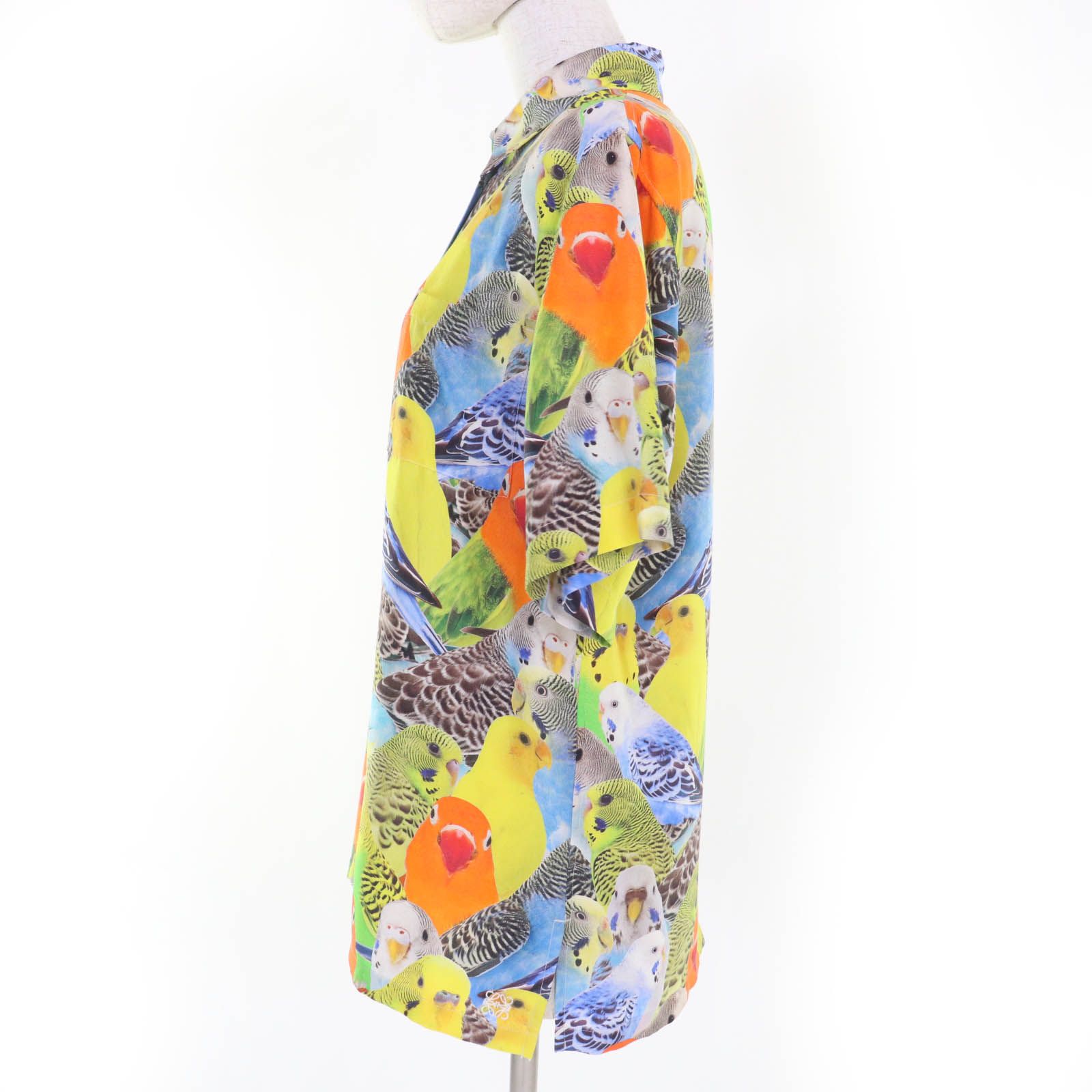 未使用品☆LOEWE ロエベ S359Y05X45 シルク アナグラムロゴ刺繡  