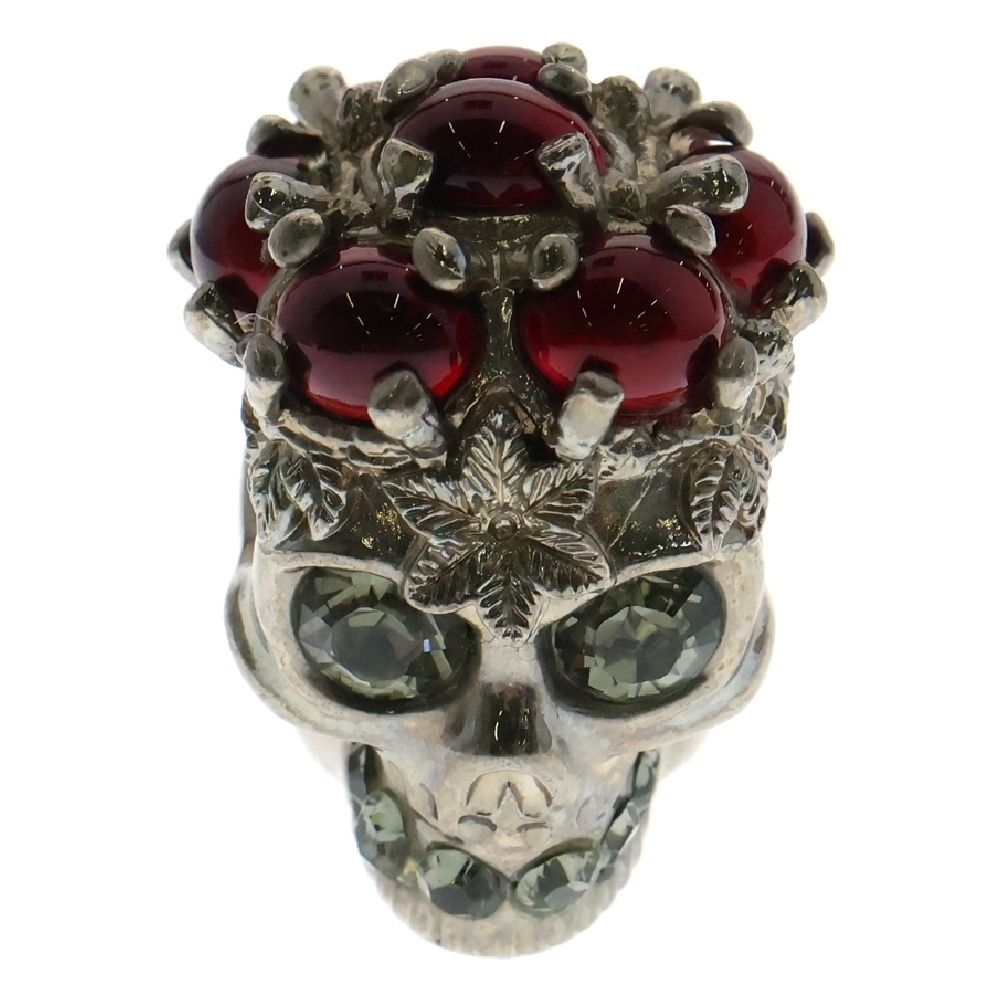 Alexander McQueen Skull Zirconia Ring