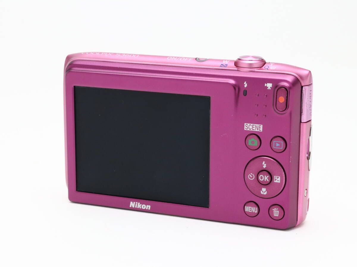 B+ (並品) Nikon ニコン COOLPIX S3600 アザレアピンク 初期不良