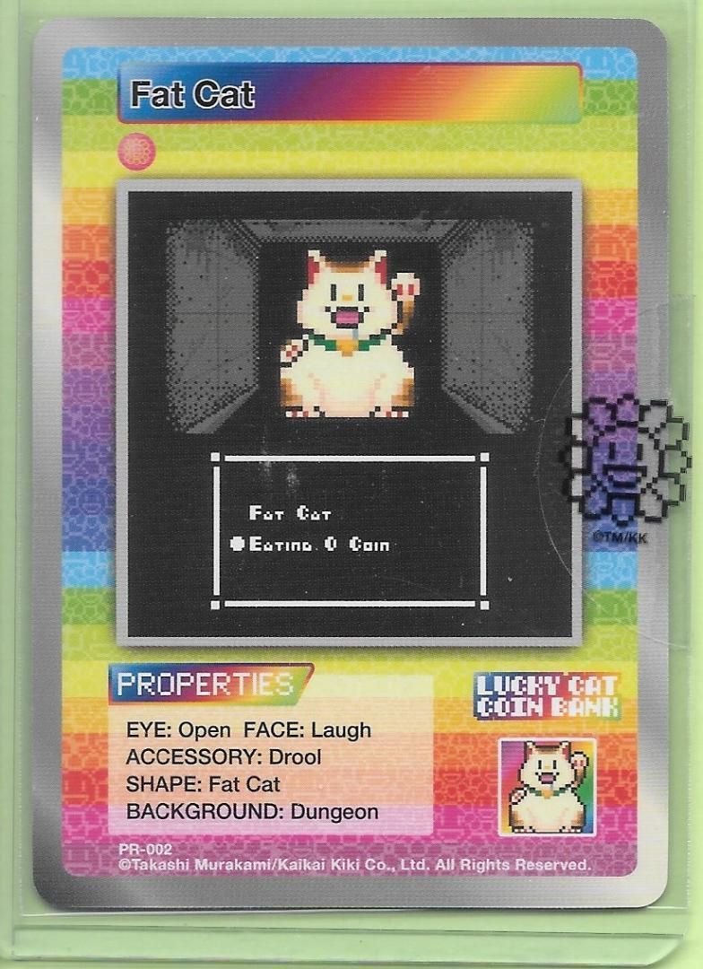 PSA10 村上隆 サンフランシスコ Fat Cat PSA10 Fat Cat 村上隆 108フラワーズサンフランシスコ プロモ