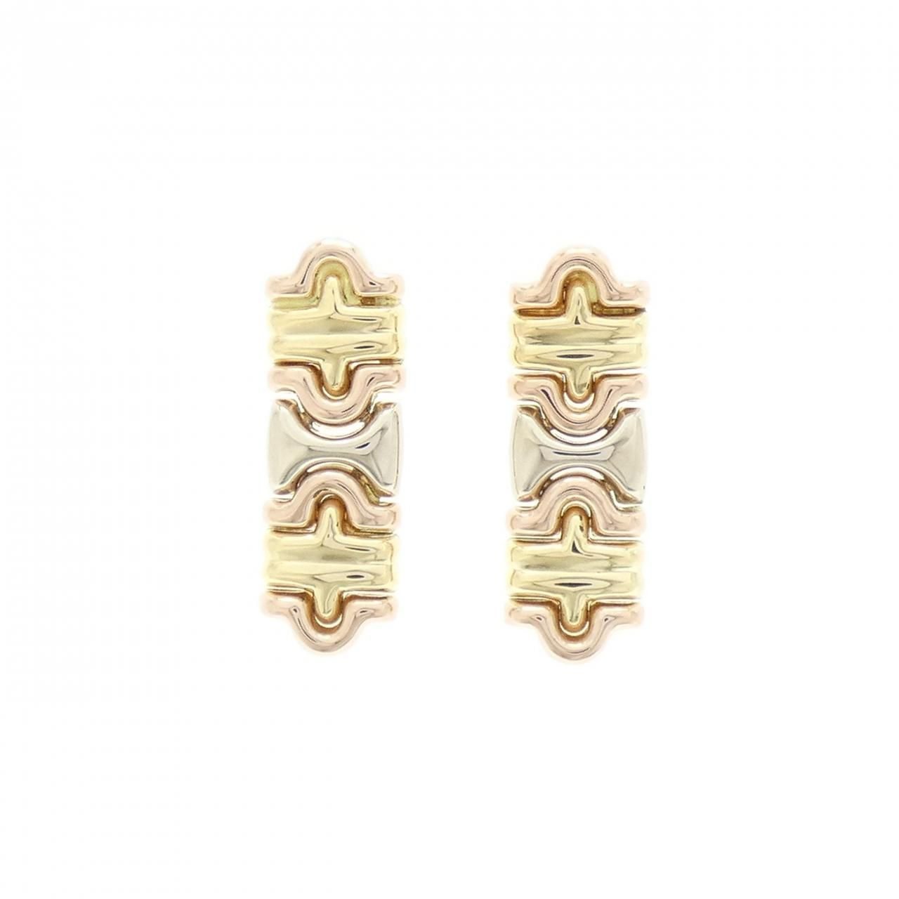 750スリーカラー/K18YG ピアス KOMEHYO】 750スリーカラー ピアス  