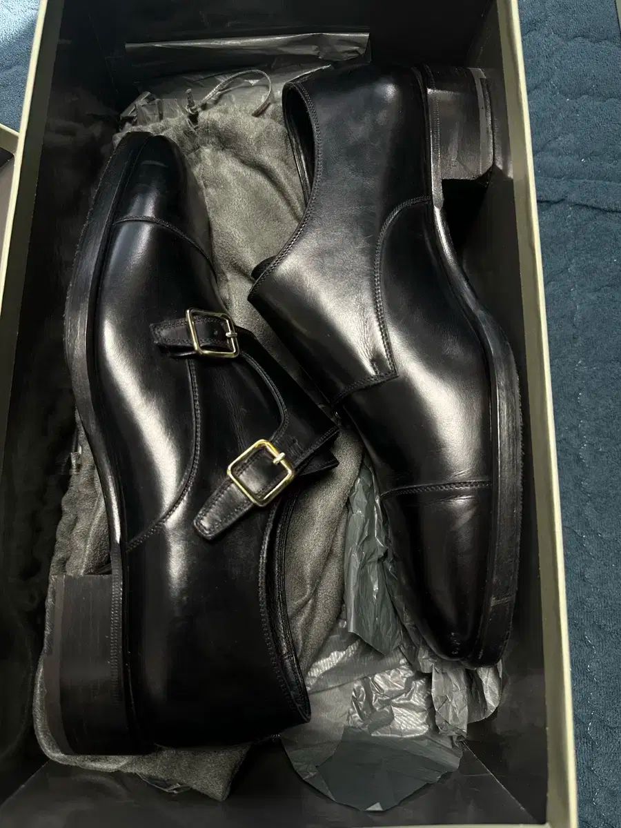 Tom ford トムフォード　ダブルモンクストレートチップ　シューズ　靴 TOM FORD - 美品 トムフォード TOM FORD レザーシューズ ダブル