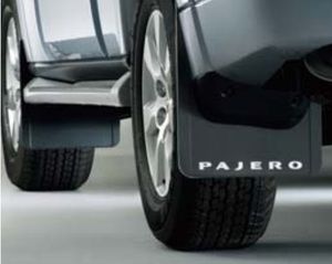 純正 三菱 マッドフラップ 純正OP パジェロ V80|90系 PAJERO ショート