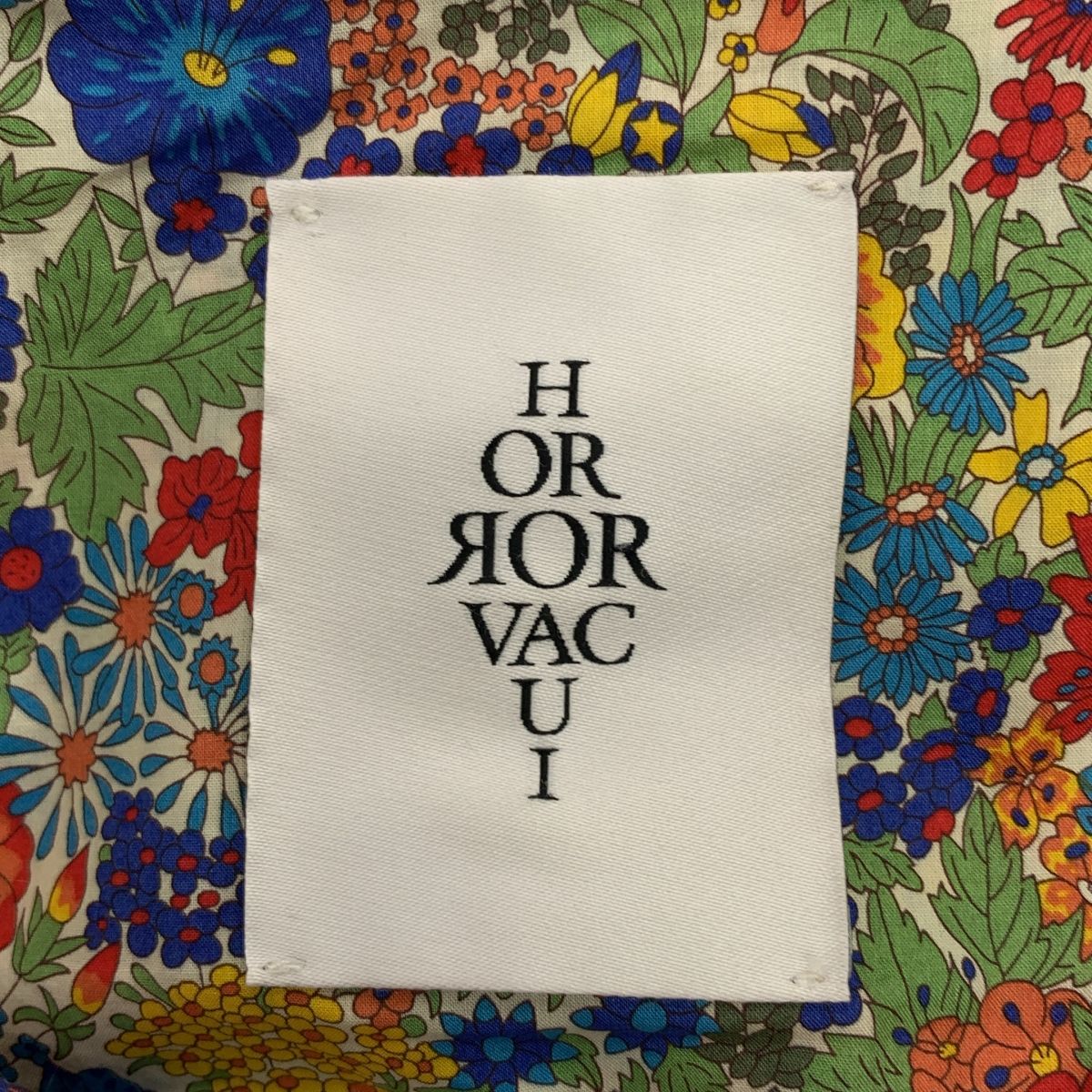 HORROR VACUI / ホラーヴァキュイ | フラワープリント ギャザー フリル  