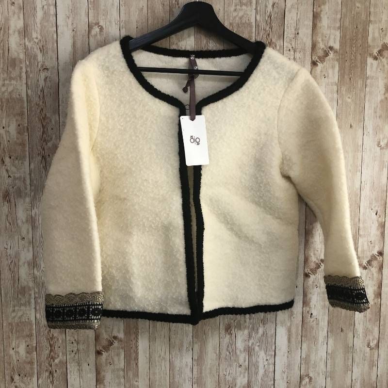 タ ジャケット カーディガン ホワイト系 M