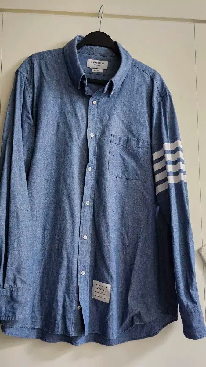 【THOM BROWNE】デニムシャツ Thom Browne(トム・ブラウン) 4 バー デニム シャツ 出品 5