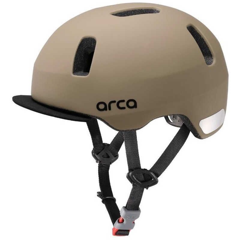 【 新品 未開封 】 オージーケーカブト 子供用ヘルメット アルカ(XS：47～50cm未満) マットモカブラウン ARCA 未使用 送料無料