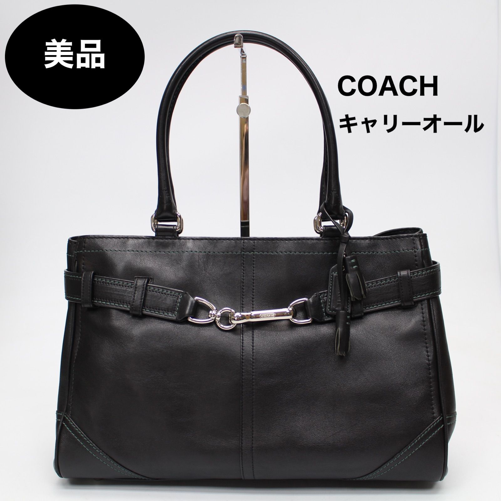 美品】COACH ハンドバッグ レザー キャリーオール 8A71 www