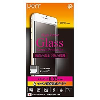  Deff iPhone 6 6s Plus 対応 液晶 保護 ガラス フィルム プレート マット/指紋防止 タイプ/High Grade Glass Screen Protector/DG-IP6SM3F / DG-