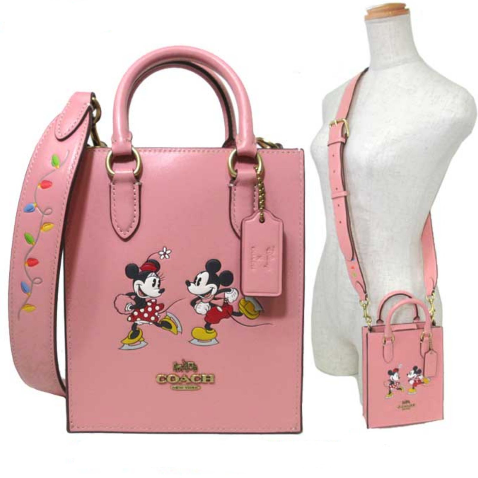 コーチ COACH X DISNEY ミッキー ミニー アイススケートモチーフ