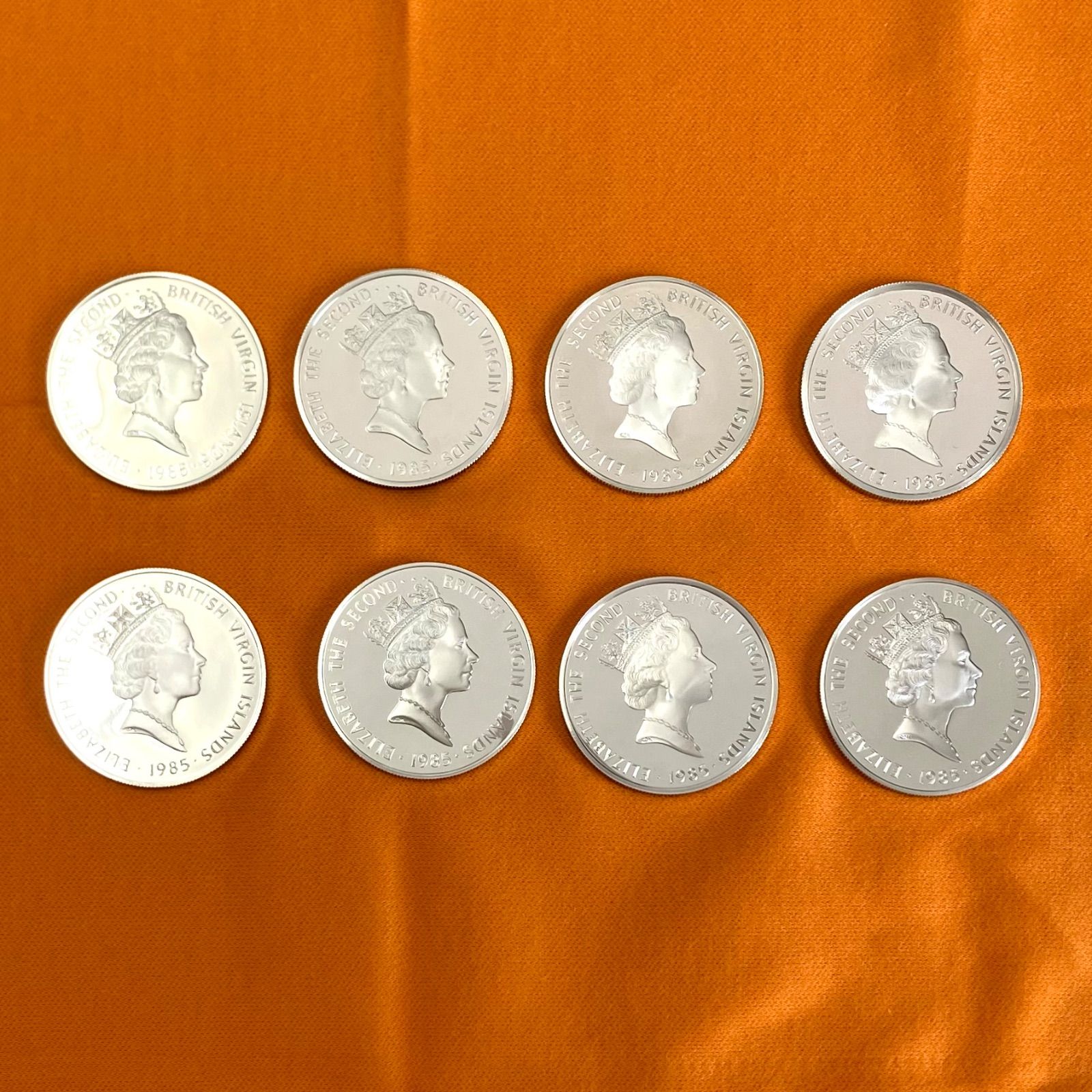【10046】　SV925 カリブ海の秘宝 コイン シリーズ 銀貨 25枚 セット　美品