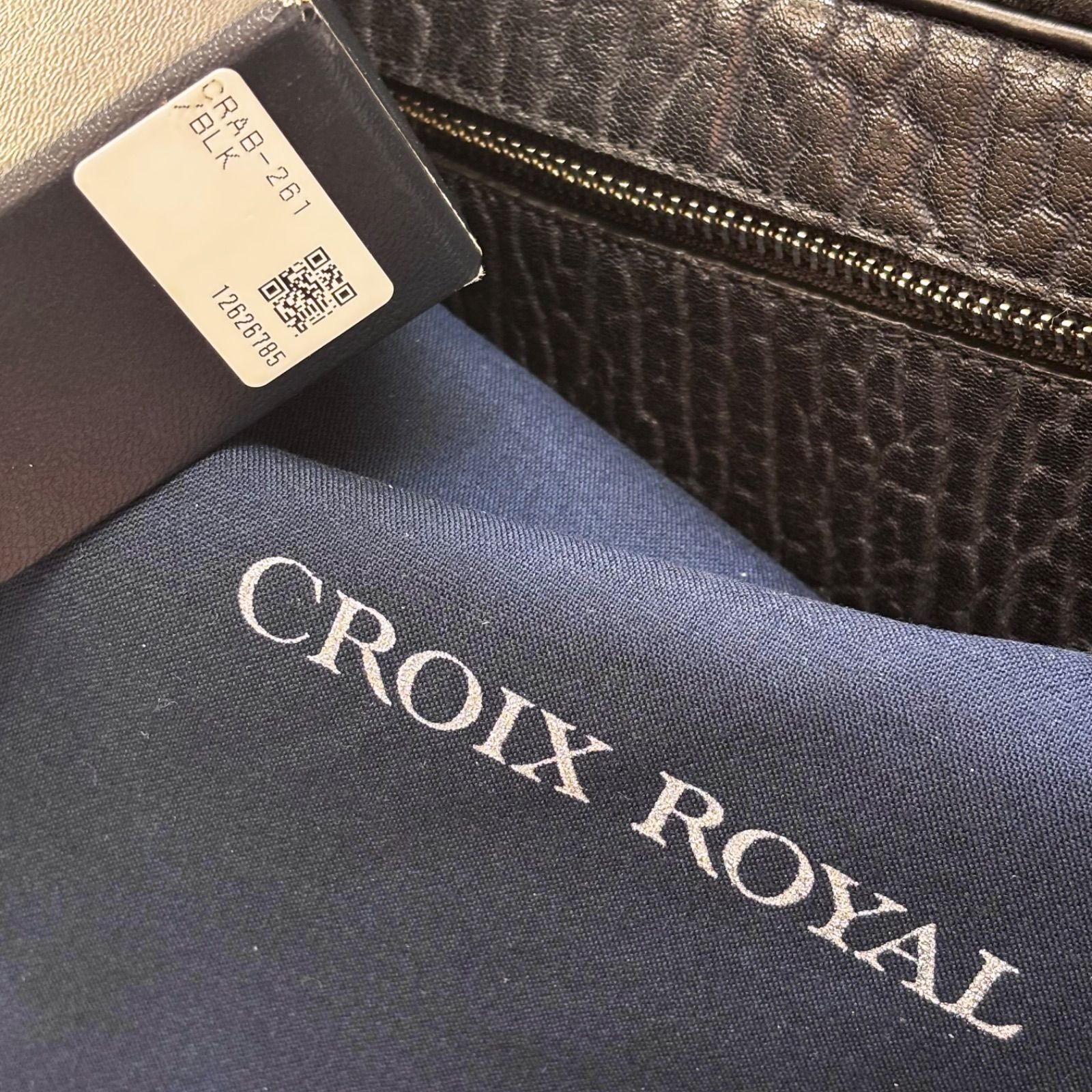 新品未使用⭐️クロワロワイヤル CROIX ROYAL】 CRAB-261 ブラック 