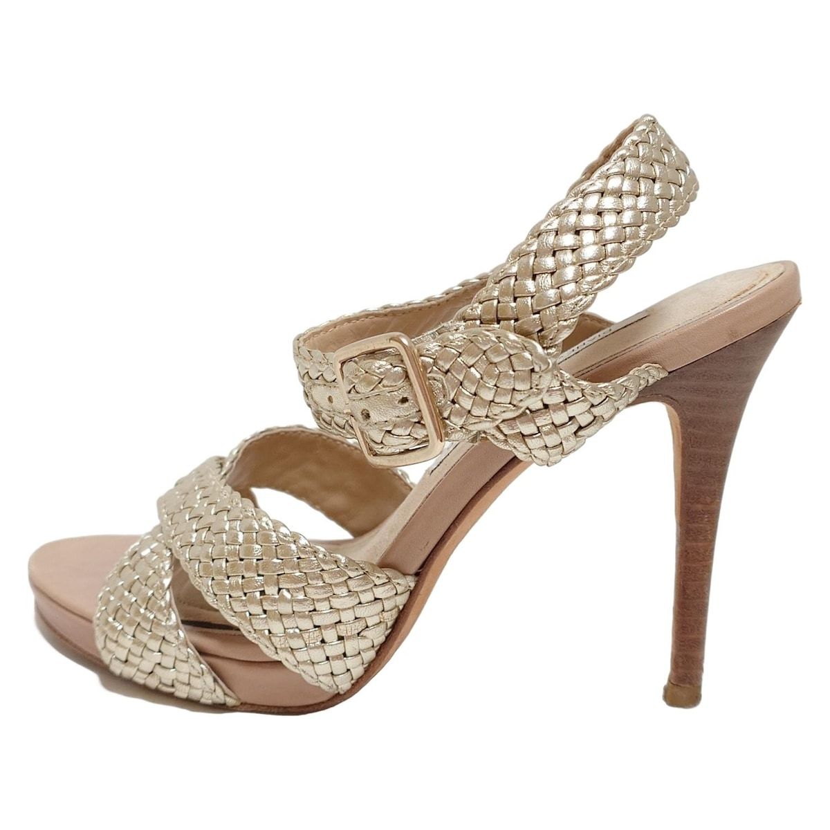 美品　DIANE von FURSTENBERGのウェッジソールサンダル artemis by DIANA｜フラワーレース アンクルストラップウェッジ