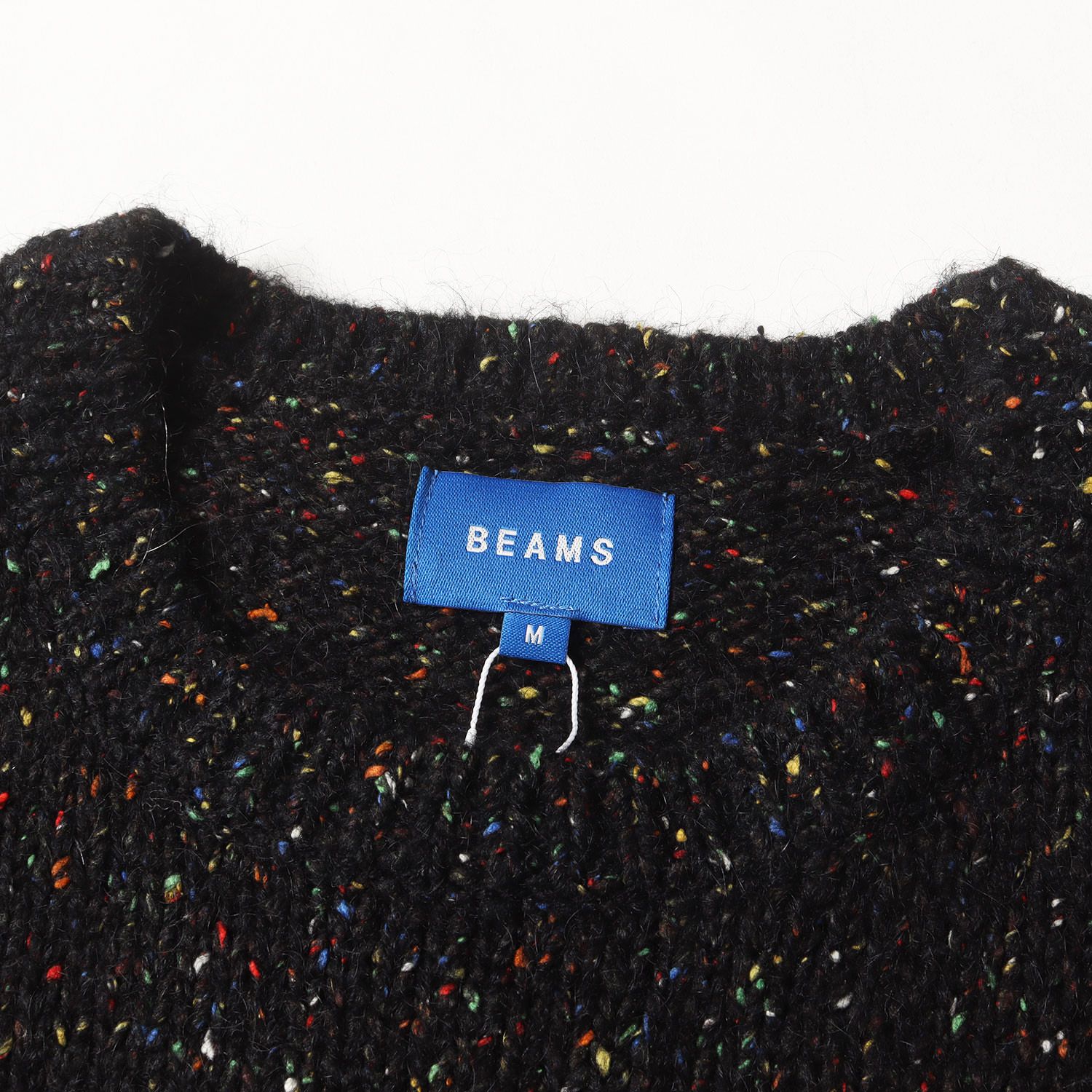 新品】BEAMS ビームス ニット ブラック 黒 サイズ:M | イタリアン 