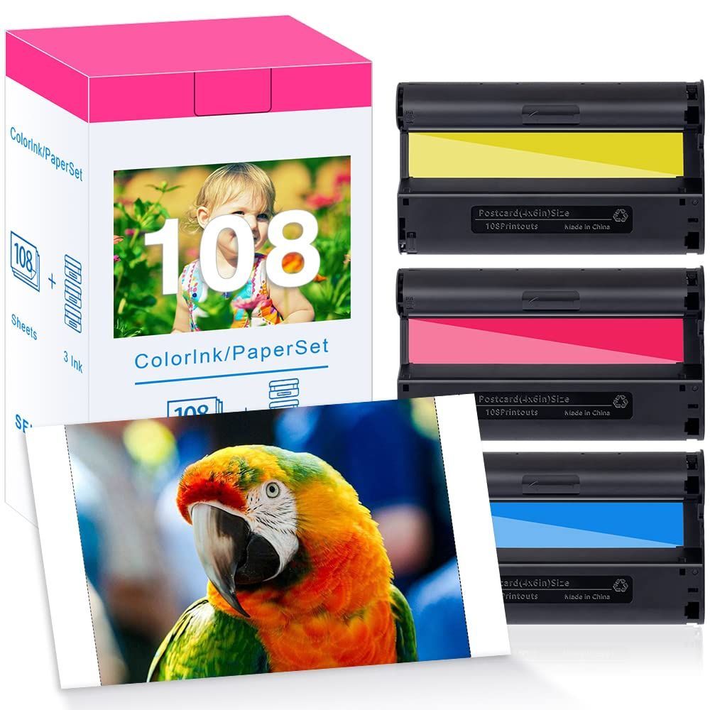 キャノン SELPHY CP1300 プリンター(白) インク&L判用紙セット