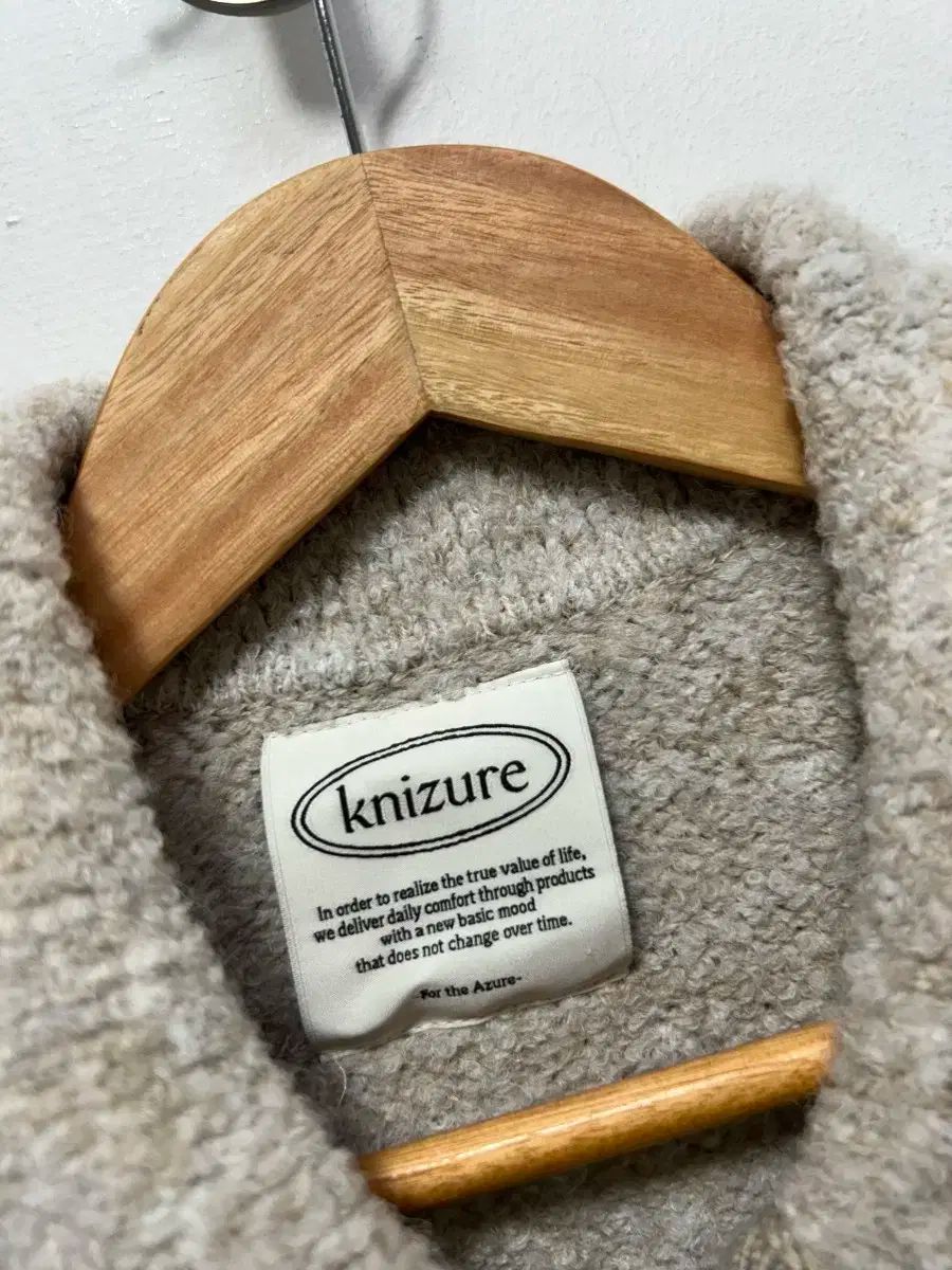 knizure レディース ニット カーディガン ジャケット アイボリー