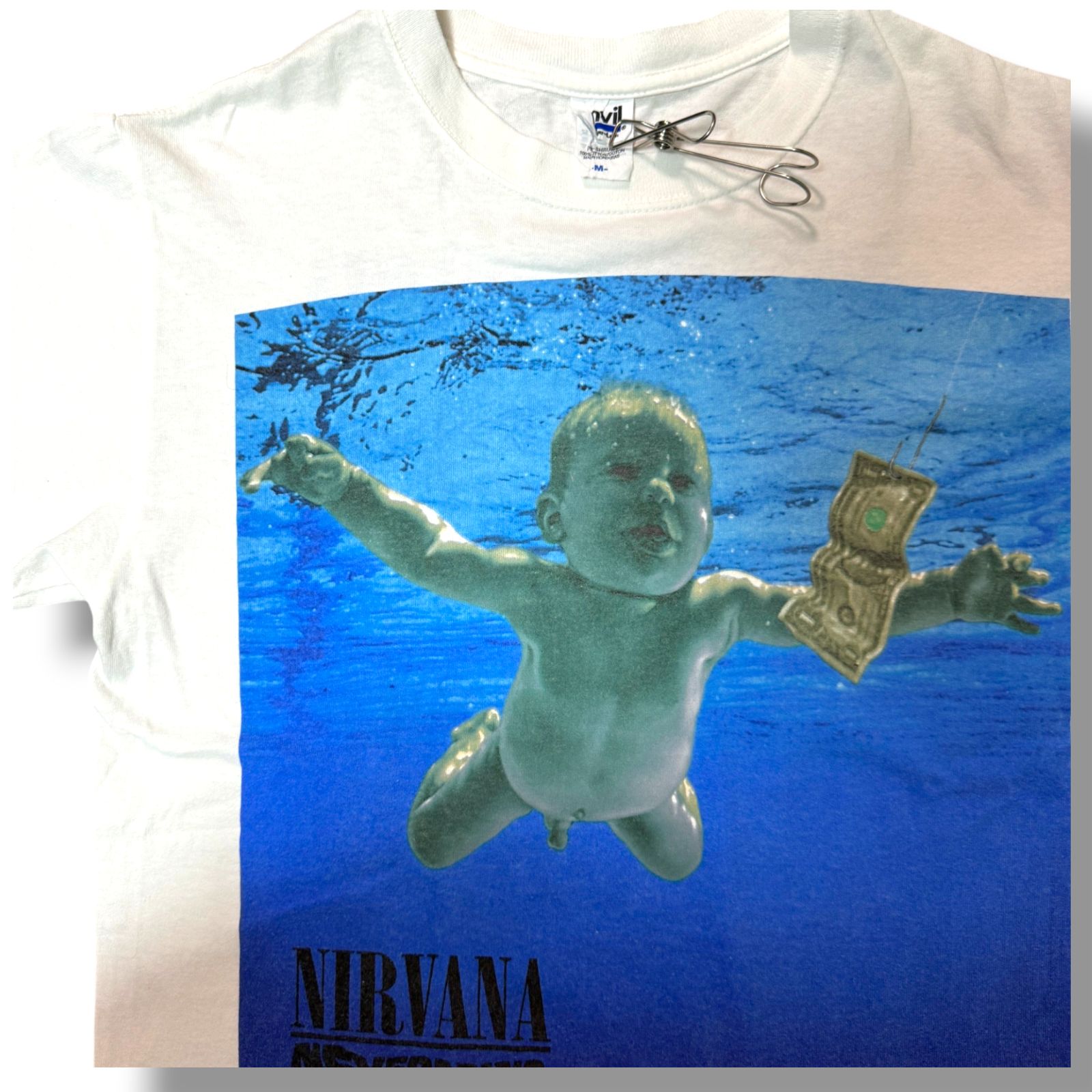 00s Y2K NIRVANA NEVERMIND Tシャツ Mサイズ ニルヴァーナ ネバー