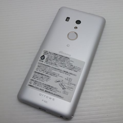 新品同様 F-02L arrows Be3 ホワイト スマホ 本体 白ロム 土日祝