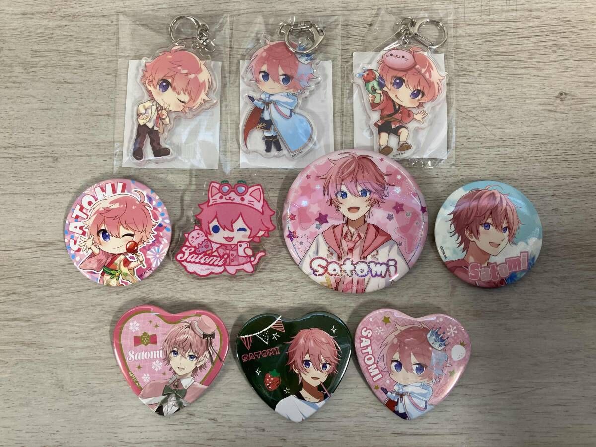 すとぷり 缶バッジ アクキー ラバスト まとめ売り すとぷり さとみ グッズ 10個セット まとめセット まとめ売り