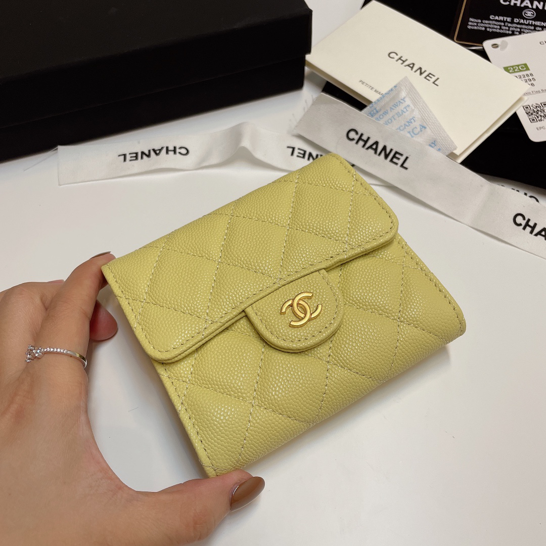 新品箱付き✨CHANEL シャネル 3つ折り財布