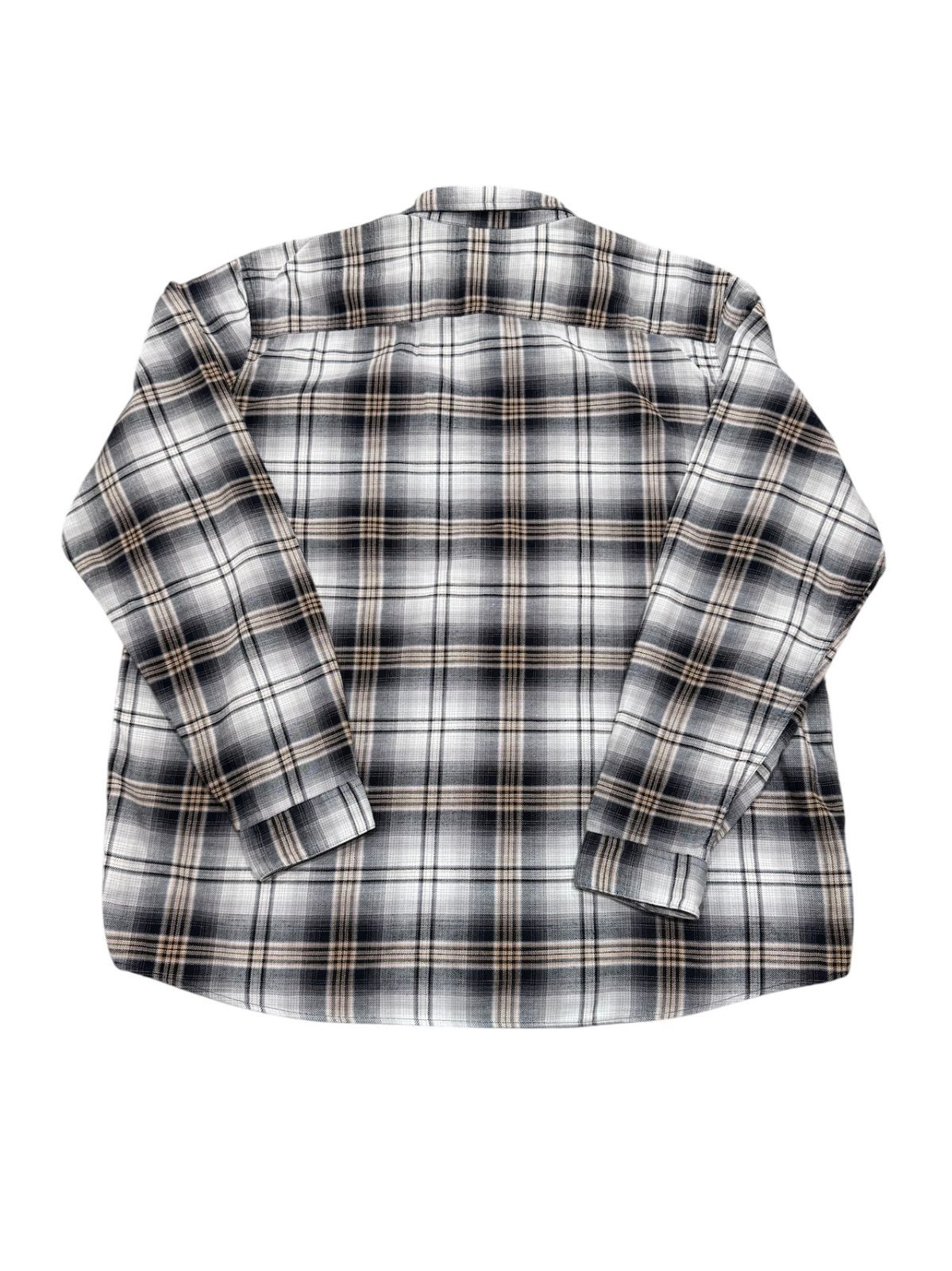 Patagonia オンブレチェックシャツ オーガニックコットン XXLサイズ