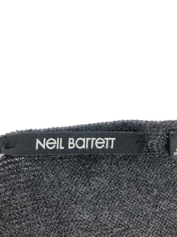 Neil Barrett グレー リブ編み マフラー大判 Neil Barrett グレー リブ編み マフラー大判 - メルカリ - 小物