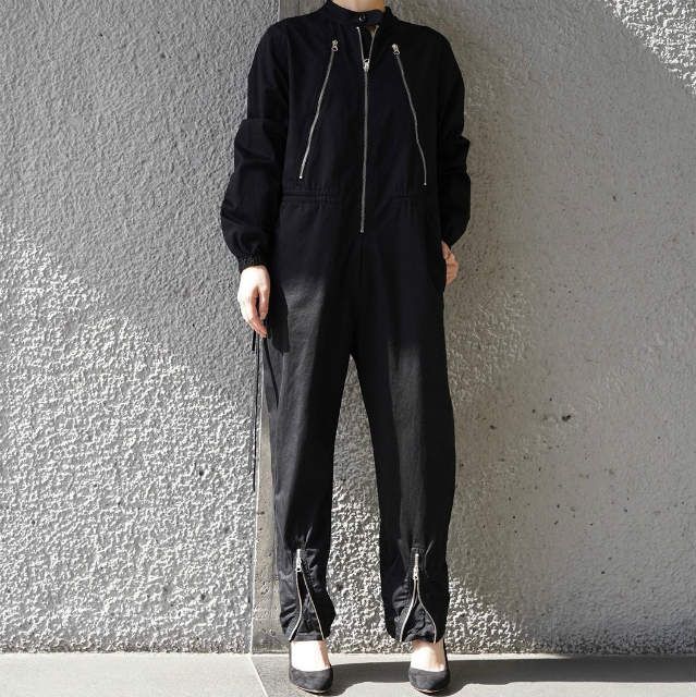 新品 MM6 エムエムシックス 21AW イタリア製 Tuta Salopette Jumpsuit ハの字 サロペット ジャンプスーツ  S52FP0063 36 BLACK Maison Margiela メゾンマルジェラ オールインワン ツナギ - メルカリ