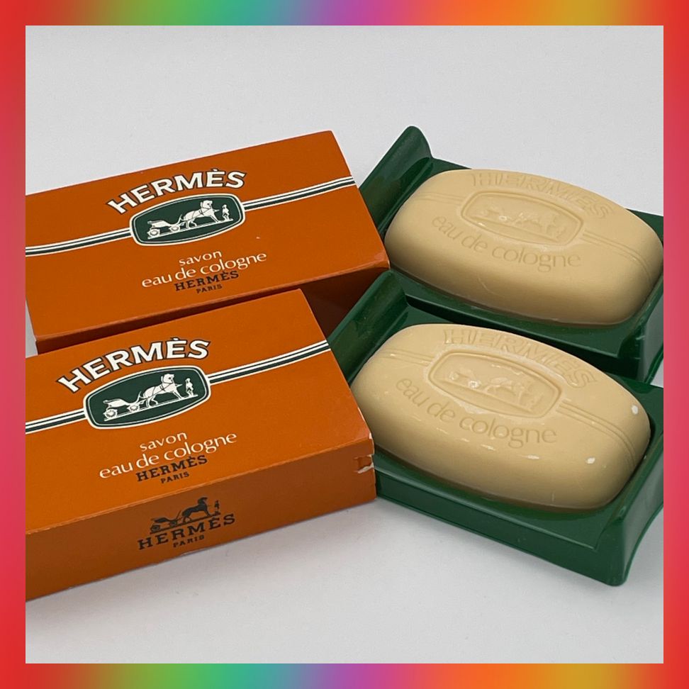 HERMS PARIS 石鹸 新古品 2 個 セット 石鹸 オードゥ コロン エルメス パリ savon