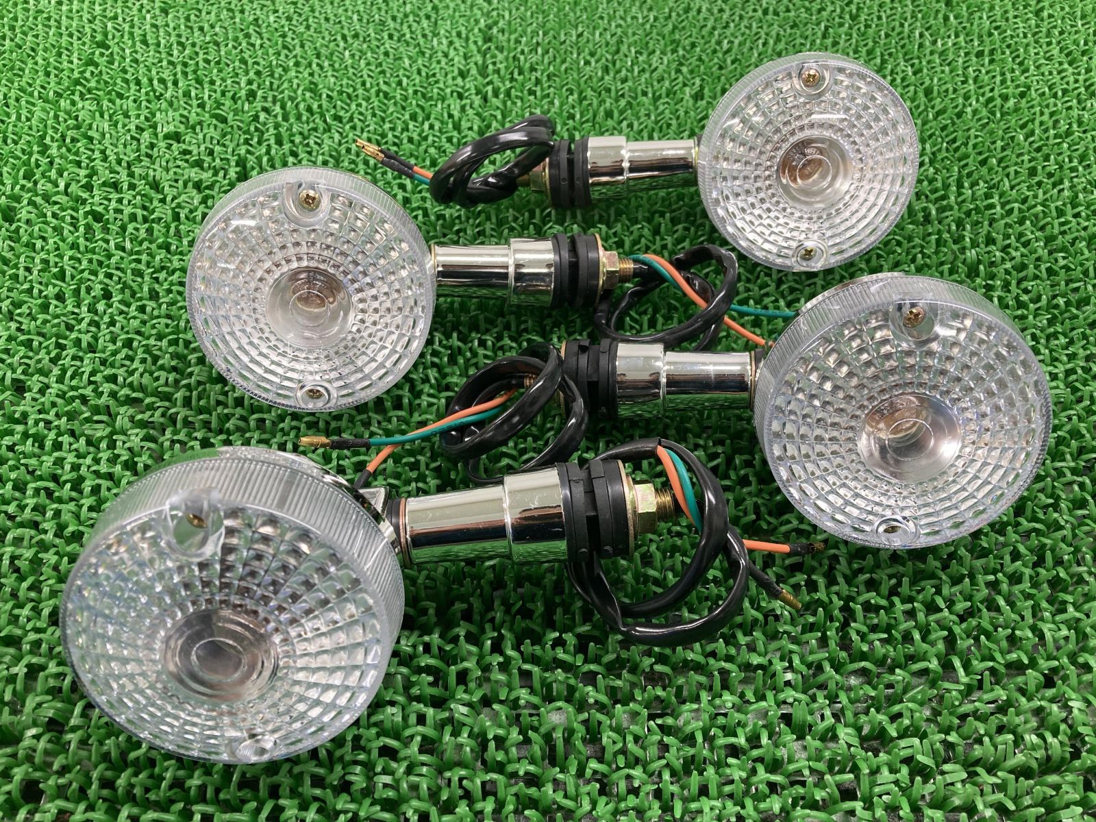 GN125H ウインカー 社外 中古 バイク 部品 LC6PCJG ノーマルタイプ 4個 