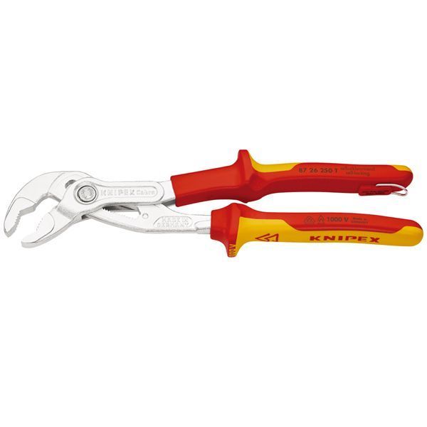 KNIPEX クニペックス 1000V絶縁コブラ 落下防止 全長250mm 8726-250T